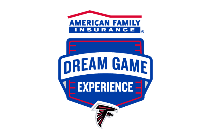 AFI and Atlanta Falcons Dream Game Experience logo