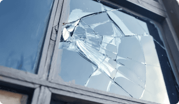 Broken window