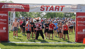 the start of a 5k race