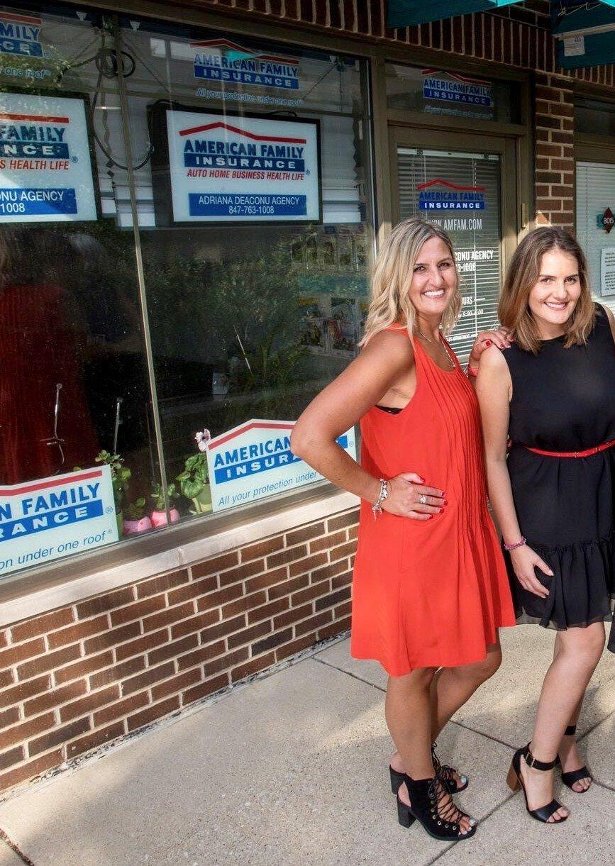 a couple of women posing for a picture