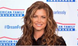 Kathy Ireland with long hair